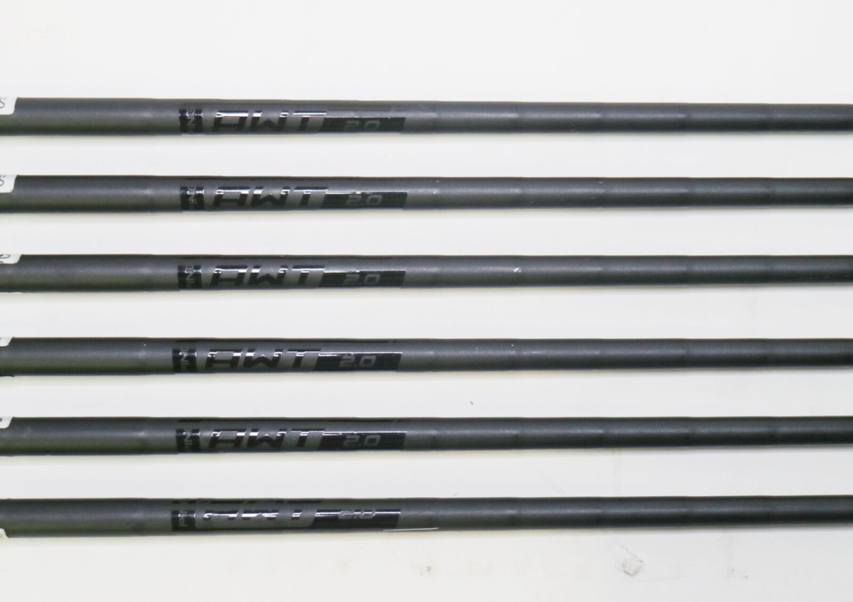 Set of 6 Ping AWT 2.0 Nippon Matte Black Iron Shafts 34