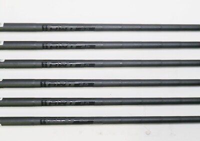 Set of 6 Ping AWT 2.0 Nippon Matte Black Iron Shafts 34
