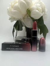 NIB MAC Cosmetics Love Me Lipstick in Under The Covers 405 NEW Full Size Boxed