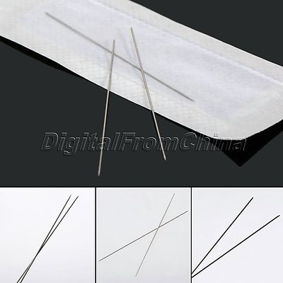 100Pcs 1R Permanent Makeup Eyebrow Tattoo Needles Machine Pen Needle Set Kit