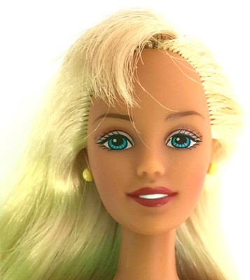 blonde hair barbie