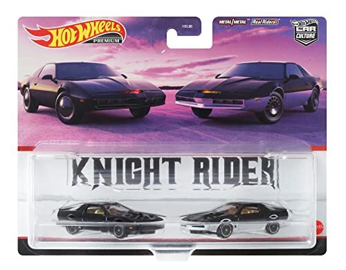 Hot Wheels Premium 2 mini car Pack Knight Rider KITT/KARR HCY74 | eBay