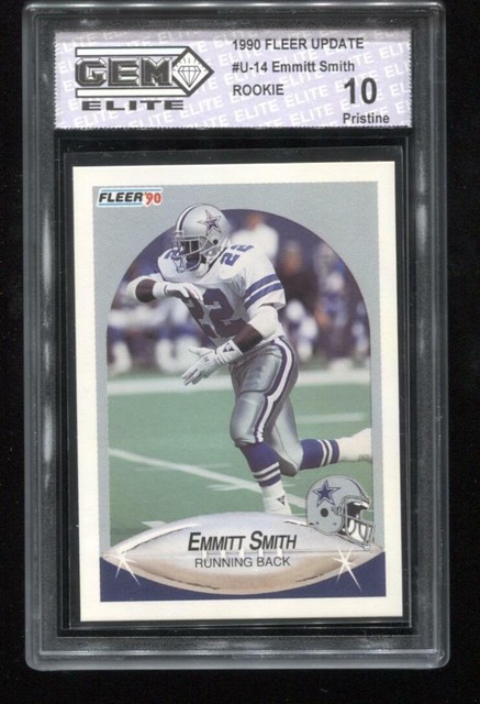 1990 EMMITT SMITH Action Packed Football ROOKIE CARD 34 DALLAS 