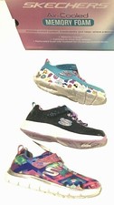 New Skechers Air-Cooled Memory Foam Girls' Comfort Shoes -Choice Size Color