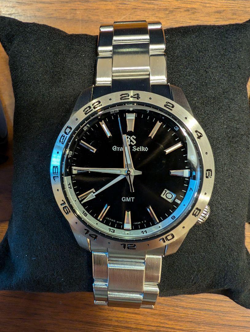 GRAND SEIKO SBGN027 QUARTZ GMT MEN'S WRISTWATCH ROUND FACE GRAND SEIKO SBGN027 QUARTZ GMT MEN'S WRISTWATCH ROUND FACE