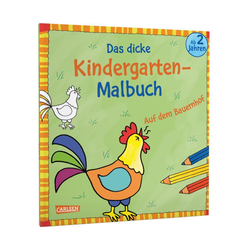 Thumbnail - Ausmalbilder Für Kita-kinder: Das Dicke Kindergarten-malbuch: Auf Dem