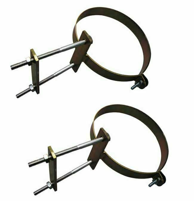 Pole Carrier with Brackets (200cm x 10cm x 3mm wall) eBay