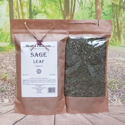 Salbeiblatt (Salvia officinalis) Health Embassy | Getrockneter Kräutertee | Handverpackt