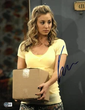 KALEY CUOCO SIGNED AUTOGRAPH THE BIG BANG THEORY 11X14 PHOTO BECKETT BAS