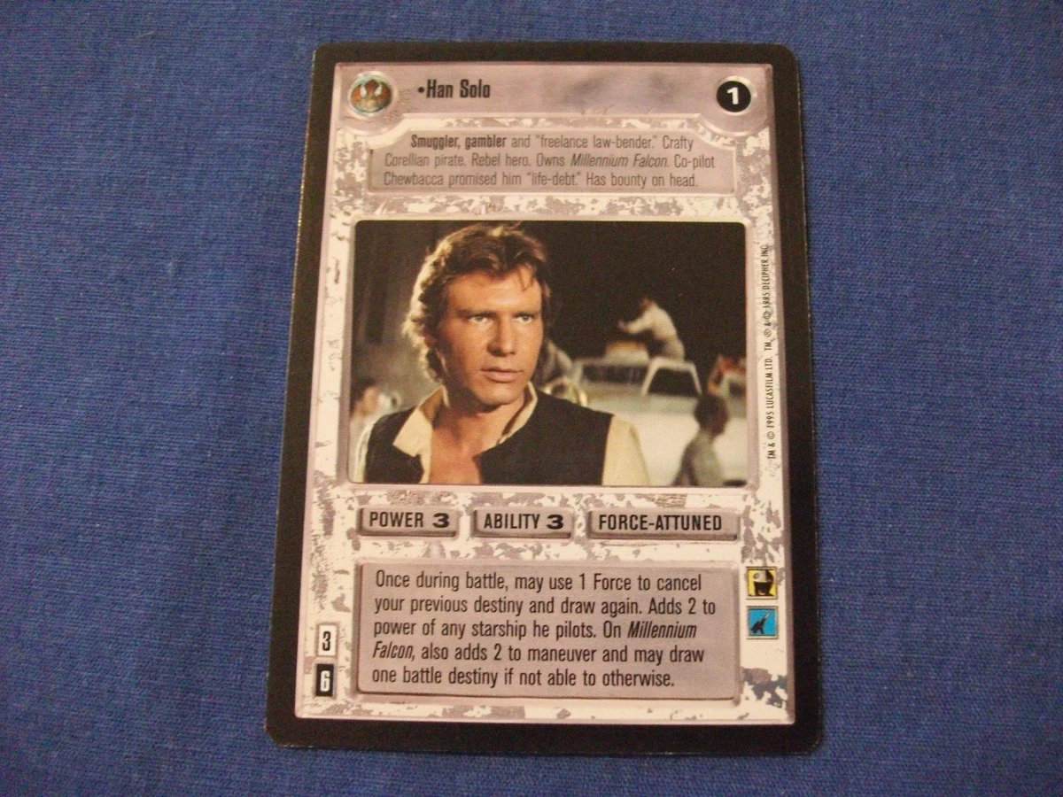 Preços baixos em Jogo de cartas colecionáveis Star Wars Han Solo
