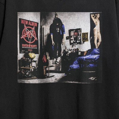 1988 Slayer Mandatory Suicide Promo T-Shirt Black L