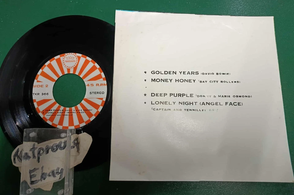 Rare Mint DAVID BOWIE Golden Years Thai EP 7" Vinyl Single Record 45 Asia - Image 2 of 3