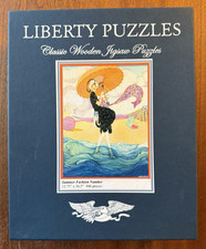 Liberty Wooden Jigsaw Puzzle SUMMER FASHION NUMBER 446 Piece Vogue RETIRED HTF
