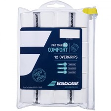 Pro Tour 2.0 Comfort Overgrip White (12-Pack)