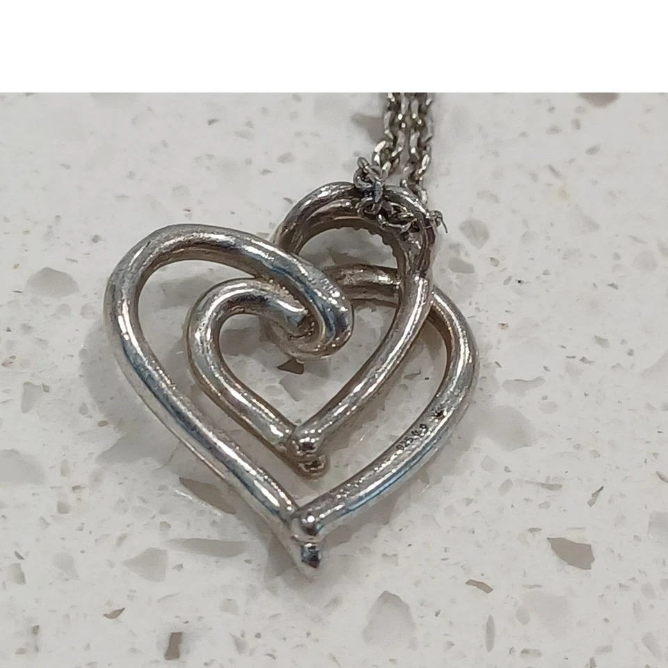 Hallmark Diamonds Heart Necklace 1 15 ct tw Sterling Silver - Image 4 of 4
