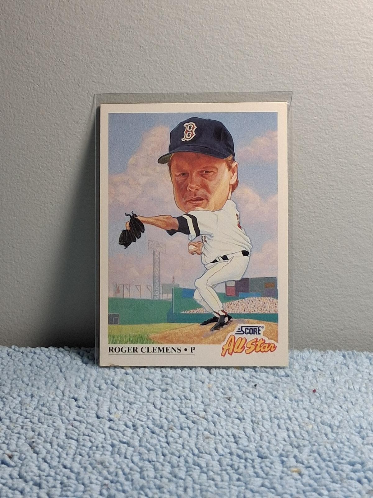 1991 Score Roger Clemens #399 Red Sox