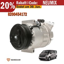 Klimakompressor 8200454172 für Nissan NV300 Opel Vivaro B X82 Renault Master 3
