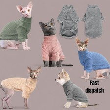 Hairless Cats Sweater Shirt Kitten Soft Puppy Clothes Pullover Cute Pajamas Pet