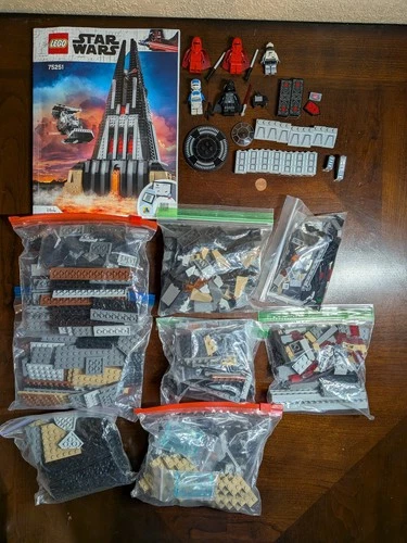 LEGO Star Wars 75251 Darth Vader's Castle Complete w Minifigs + Manual + No Box