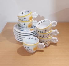 Thun 6 Tazzine Espresso EOLIA IN PORCELLANA