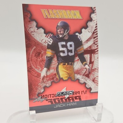    Leaf Flashback Jack Ham Red Clear 1/1 Pre Production Proof    