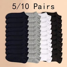 5 Pairs Men's Boat Socks Business Sport Sweat Absorption Mature Summer Autum