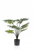 Artplants Kunstpflanze Philodendron Selloum Frio, 80Cm