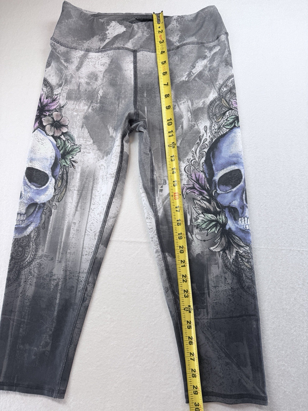 Evolution & Creation Activewear Skull Print Yoga … - image 9