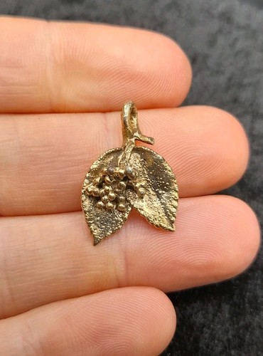 Gold On Sterling 925s Silver Pendant - Flora Danica Denmark Jewellery Designer