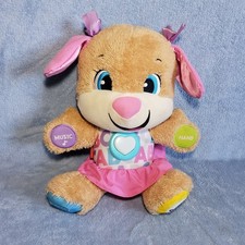 Fisher-Price Laugh  Learn Smart Stages Sis Puppy Plush Musical Interactive Toy