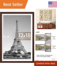Versatile 12x18 Picture Frame - Perfect for Matting 11x17 Photos Seamlessly