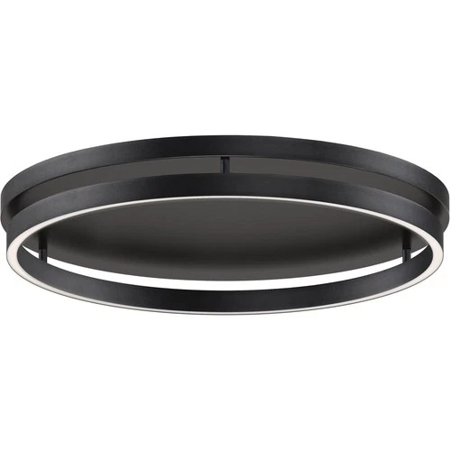 ET2 Contemporary Lighting E52720-BK Groove 5CCT Flush Mount Black - Picture 1 of 2