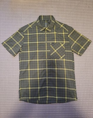 Odlo Wander Outdoor Hemd Herren Gr. M Stretch oliv gelb Sehr Gut