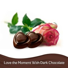 DOVE-HEARTS SHAPE DARK CHOCOLATE INDIVIDUALLY WRAPPED-LIMITED VALUE BULK BAG-NOW