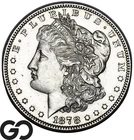 1878 7TF Morgan Silver Dollar Coin, Proof-Like, Rev '79, Gem