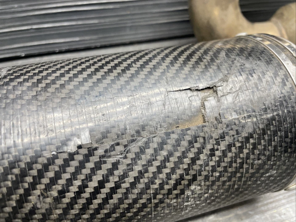 2008 Yamaha YZF R6 Delkevic carbon fiber exhaust muffler #52225 - Image 4 of 4