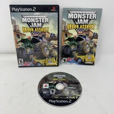 Monster Jam: Urban Assault (Sony PlayStation 2, 2008) PS2 w/ Manual TESTED 