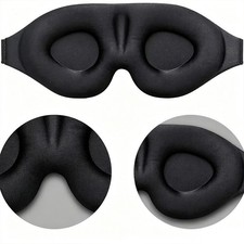 MZOO Luxury Sleep Eye Mask for Side Sleeper Men Women, Zero Eye Pressure 3D Mask
