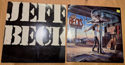 2 LP Jeff Beck Thereand Beck + Jeff Beck´s Guitar Shop beide Epic 1980 VG+ und b