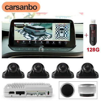 Auto 360 Grad Vogelperspektive Dashcam 4 Nachtsichtkameras Multi-View-System HD 