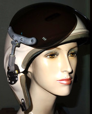 Casco de vuelo vintage de la Fuerza Aérea Soviética ZSh-3M - Casco de piloto de la era de la Guerra Fría - URSS