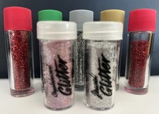 Stampendous Glitter 2 Ultra Fine Jewel Silver  Pink  Red/Green/Silver/Gold