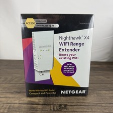 Netgear EX7300v2 Nighthawk X4 AC2200 Dual-Band WiFi Mesh Range Extender Sealed