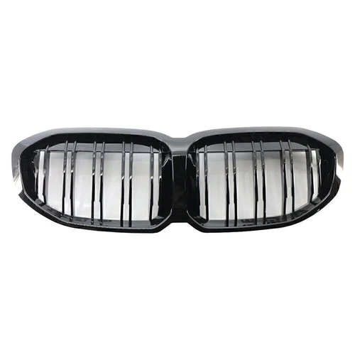 Barra de parachoques parrilla de riñón negra brillante para BMW Serie 1 F40 2019-21 estilo M4 - Imagen 2 de 10