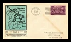 US COVER ORDINANCE OF 1787 SESQUICENTENNIAL FDC SCOTT 795 LINPRINT CACHET