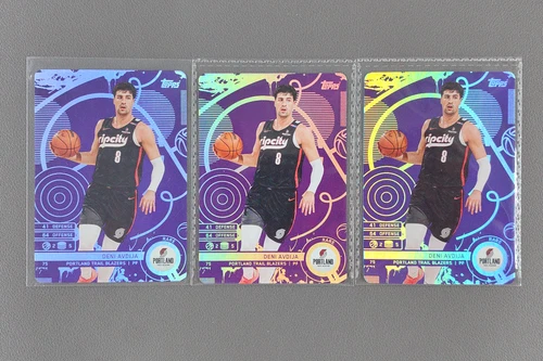 2025-26 Topps Match Attax Deni Avdija Rare Purple #75 Blazers LOT3