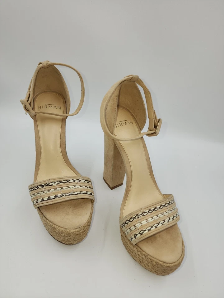 Alexandre Birman Para Mujer Alice Alpargata Plataforma Tacones Zapatos Talla 36/US 6 $795 Foto 2 de 4