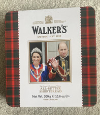 Prince William Catherine Kate Middleton Walker's Speyside pan corto lata vacía