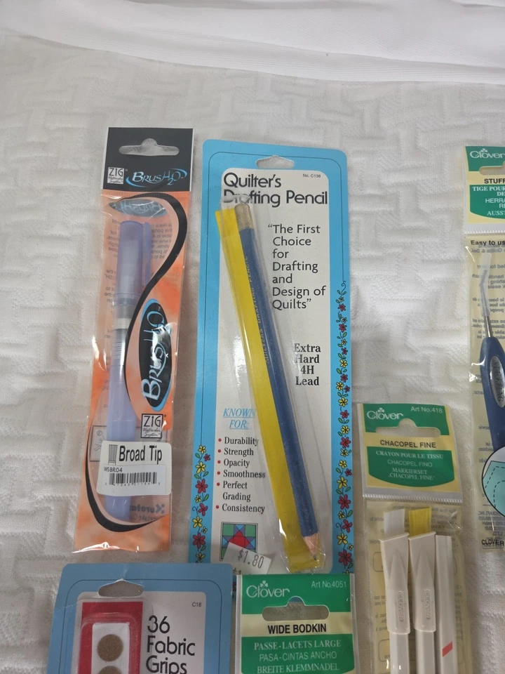 三叶草织物和绗缝工具套装-请参阅图片 — 第 2/4 张图片