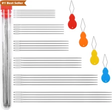 30 PCS Large Eye Needles for Hand Sewing, Embroidery, and Quilting Supplies